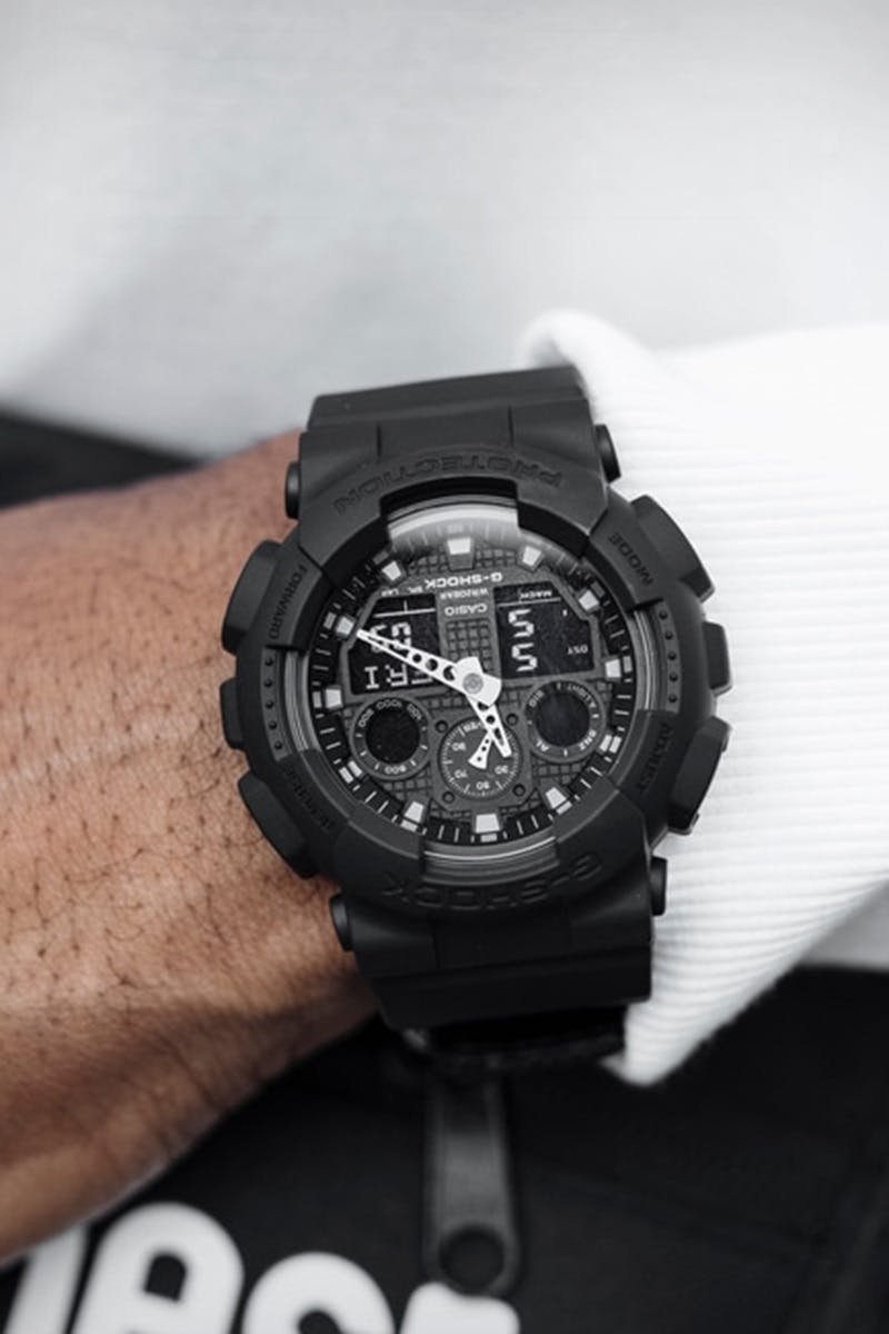blacked out g shock